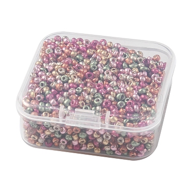 55G 8/0 Plated Glass Seed Beads(SEED-FS0001-02)-2