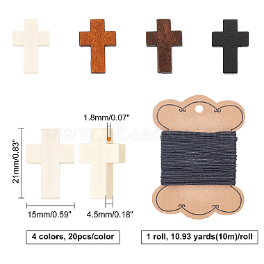 chgcraft kit de fabrication de collier pendentif bricolage(DIY-CA0001-89)-2