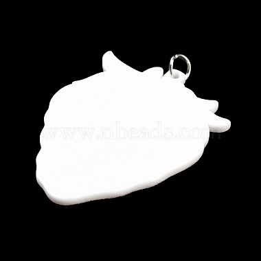 Embossed Printed Acrylic Big Pendants(OACR-G019-01B)-2