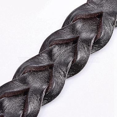 Плетеные браслеты шнур кожаный(BJEW-P169-F01)-3