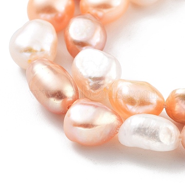 Natural Cultured Freshwater Pearl Beads Strands(PEAR-P062-28H)-4