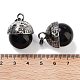 Natural Obsidian Sphere Pendants(G-Q163-07AS-06)-3