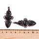 Natural Lava Rock Pendants(G-Q158-04-06)-3