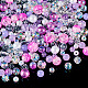 Transparent & Opaque Acrylic Bead(OACR-TAC0002-08F)-3