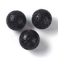 Natural Lava Rock Beads, Gemstone Sphere, No Hole/Undrilled, Round, 40mm(G-Z001-07)