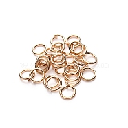 Metal Open Jump Rings, Rose Gold, 3x0.5mm(FS-WG47662-47)