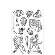 Custom PVC Plastic Clear Stamps, for DIY Scrapbooking, Photo Album Decorative, Cards Making, Sports, 160x110x3mm(DIY-WH0448-0122)