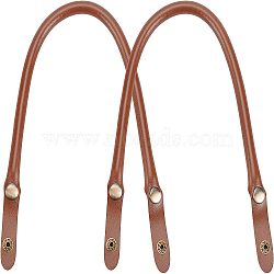 Imitation Leather Bag Handles, with Iron Finding for Bag Straps Replacement Accessories, White, 47.5x1.5cm(FIND-WH0059-19F)