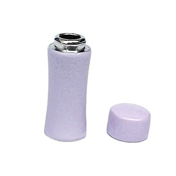 Miniature Alloy Vacuum-insulated Bottle Display Decorations, for Dollhouse, Rectangle, Thistle, 9x25mm