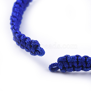Création de bracelets de corde en nylon tressée(AJEW-M001-04)-4