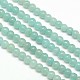 Natural Amazonite Round Bead Strands(G-N0081-4mm-17)-1