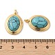 pendentifs turquoise synthétiques(KK-M270-41G-03)-3