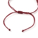 Unisex Adjustable Nylon Thread Braided Bead Bracelets(BJEW-JB05821-01)-3