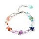 Bracelet multi-rangs de perles de rocaille rondes en verre pour femme adolescente(X1-BJEW-TA00018)-6