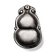 pendentifs en obsidienne en argent naturel(G-G098-08)-1