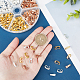 180Pcs 3 Colors Alloy Pendant Bails with Open Rings(FIND-CA0004-98)-3