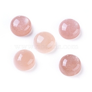 Natural Sunstone Cabochons, Half Round/Dome, 8x4~5mm(G-L541-01A-8mm)