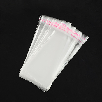 OPP Cellophane Bags, Rectangle, Clear, 15x3cm, Unilateral Thickness: 0.07mm, Inner Measure: 12x3cm