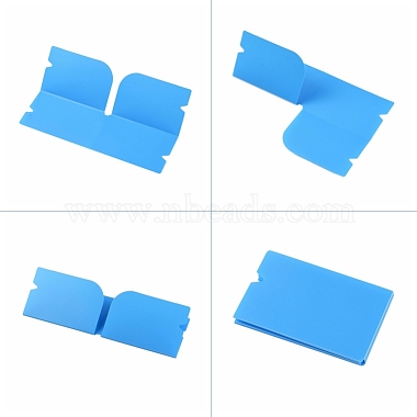 Portable Foldable Plastic Mouth Cover Storage Clip Organizer(AJEW-E034-71G)-2