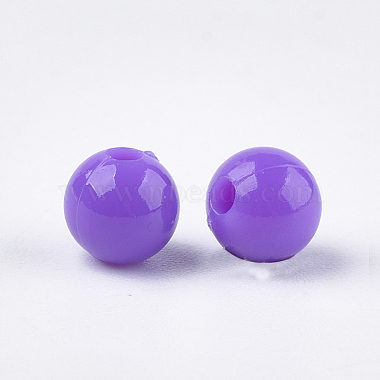 Perles plastiques opaques(KY-T005-6mm-608)-2