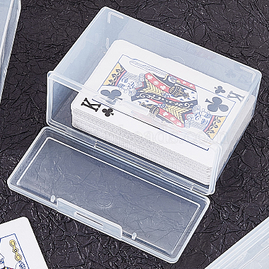 Plastic Card Storage Boxes with Hinged Lids(CON-WH20010-06A)-7