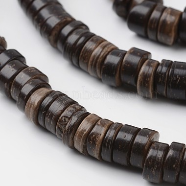 9mm Coffee Disc Coconut Beads