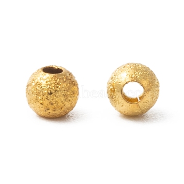 Brass Textured Beads(KK-EC247-M)-2