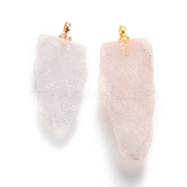 Natural Pink Morganite Pendants(G-F589-06A)-2