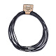Cowhide Leather Cord Necklace Making(MAK-G003-04B)-1