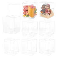 PVC Storage Boxes, Candy Gift Package Supplies, Rectangle, Clear, 12x12x15.5cm(CON-WH0086-089)