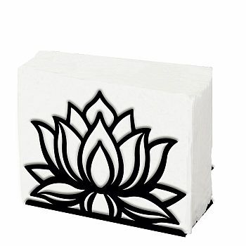 Iron Napkin Holder, July Lotus, 125x50x90mm