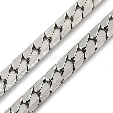 Non-Tarnish 304 Stainless Steel Chain Necklaces(NJEW-P295-01P)-2