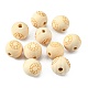 perles de bois de théacées naturelles(WOOD-TAC0007-07B)-2