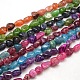 Nuggets Natural Crackle Agate Beads Strands(G-P031-M)-1