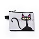 Cute Cat Polyester Zipper Wallets(ANIM-PW0002-28B)-1