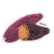 MIYUKI Seed Beads Walking Girls Brooch Making Kits, Odekake Brooch, Colorful, Packaging: 146x68x25mm, 15pcs/set(DIY-H165-04A)