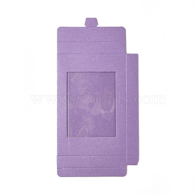 Purple Rectangle Paper Jewelry Box