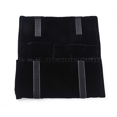Foldable Velvet Jewelry Travel Roll Bag(TP-L005-07)-2