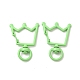 Spray Painted Alloy Swivel Lobster Claw Clasps(FIND-A027-05)-2