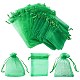 30pcs 4 styles sacs rectangulaires en organza pochettes de rangement de bijoux faveur de mariage fête maille cordon cadeau(OP-FS0001-01D)-1