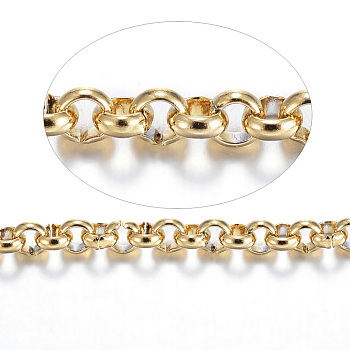 3.28 Feet 304 Stainless Steel Box Chains, Unwelded, for Jewelry Making, Golden, 2x0.8mm