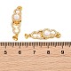 Brass Micro Pave Clear Cubic Zirconia Fold Over Clasps(CU-CBA8264-02G)-3