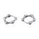 316 Surgical Stainless Steel Bamboo Stick Hoop Earrings for Men Women(EJEW-N052-06)-2