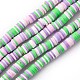 Handmade Polymer Clay Beads Strands(CLAY-R089-6mm-T02B-47)-1