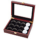 caja de almacenamiento de madera para pelotas de golf(AJEW-WH0016-08)-1