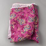 Dragon Pattern Cotton Fabric, Clothing Accessories, Fuchsia, 1500x0.2mm(AJEW-WH0481-274A)
