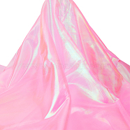 Laser Gauze Fabric, for Stage Show Decoration, Pearl Pink, 1500x0.1mm, about 10m/sheet(DIY-WH0308-421A)