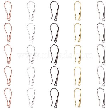 Mixed Color Brass Earring Hooks