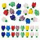 16St&uuml;ck 8 Farben handgefertigte Lampwork-Perlen(LAMP-TA0001-33)-1