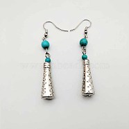 Turquoise Earrings, Dangle Drop Earring(JV7635)